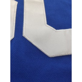 Letter And Number 50 Embroidery, Men'S Short Sleeve V-neck Baseball Jersey, Comfy Top For Training And Competition