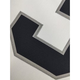 Men'S White # 34 Breathable Rugby Shirt, Sports V-Neck Short Sleeved Training Shirt, Classic Embroidered American Football Shirt