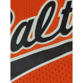 Men's Baseball Jersey T-shirt, Match Party Training Short Sleeve Top for Males