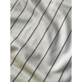 Men's White Striped #2 Baseball Shirt - Breathable Button-Up V-Neck with Classic Letter Embroidery, Loose Fit for Training, Games & Casual Wear | All-Season Sportswear for Men & Teens, Baseball Jersey