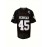 Men's # 45 Black Rugby Jersey, Suitable For Matches And Training