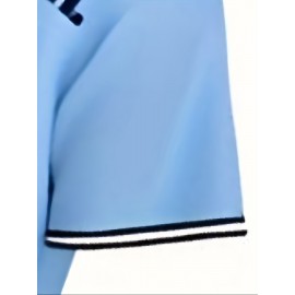 Men'S Baseball Jersey # 27 Blue Loose V-neck 100% Polyester Fiber Sportswear Suitable For Team Sports, Casual Wear, And Outdoor Activities S-3XL