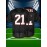 Men'S American Football Sweatshirt # 21 Black Sweatshirt Suitable For Training Competitions Team Sports S-XXXL