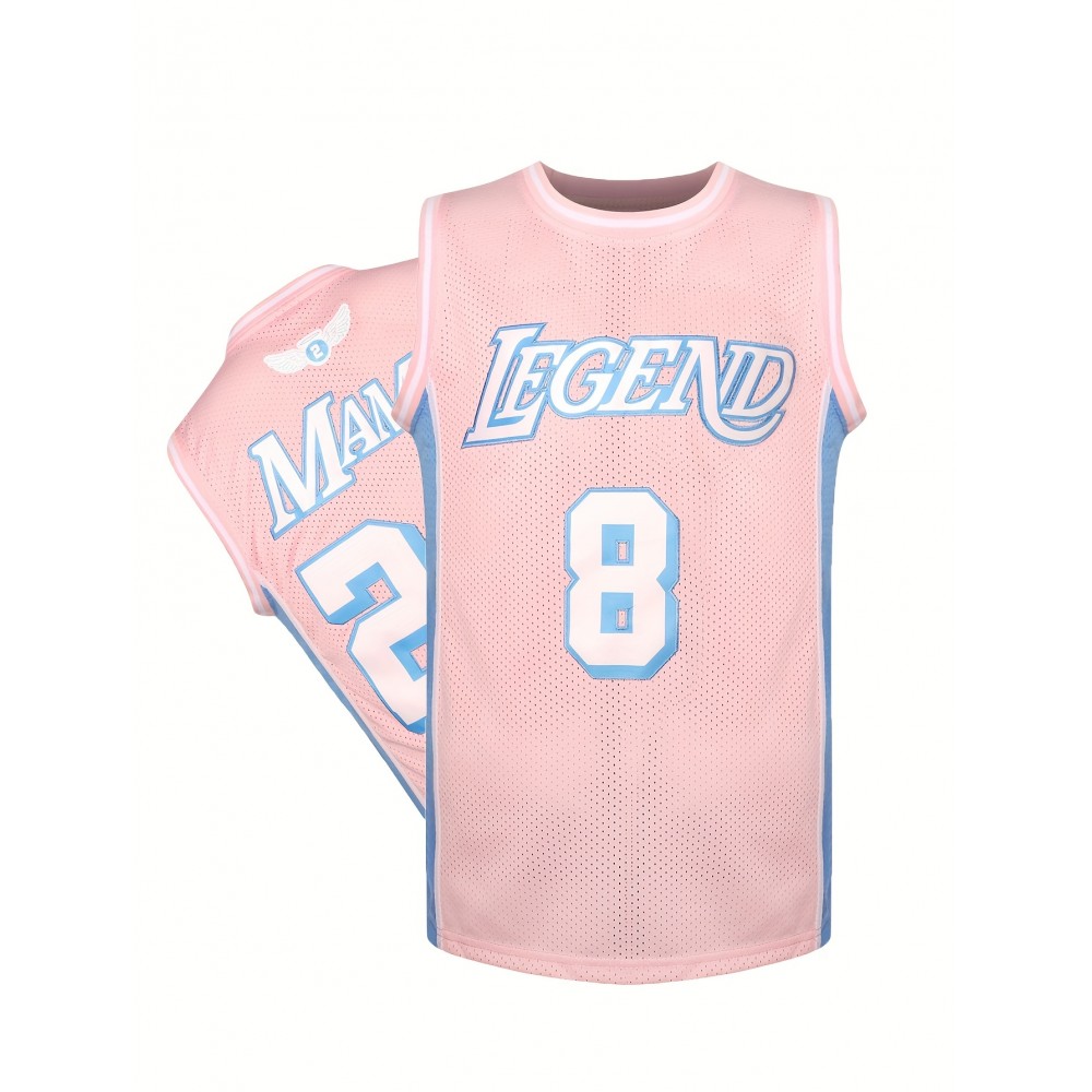 Pink & Blue Men'S Basketball Jersey - #8-24 100% Polyester Sleeveless Sports Uniform - Round Neckline, Machine Washable, Athletic Apparel24 SoldSold BySportCrest Pink & Blue Men'S Basketball Jersey - #8-24 100% Polyester Sleeveless Sports Uniform - Round Neckline, Machine Washable, Athletic Apparel24 SoldSold BySportCrest