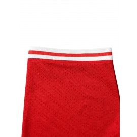 Men'S Breathable Baseball Jersey With Embroidered #14 & ROSE Design, 100% Polyester V-Neck Short Sleeve Shirt