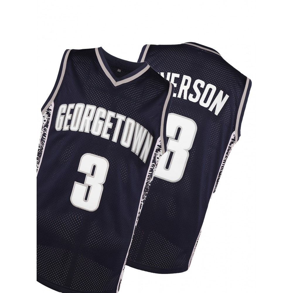 Polyester Georgetown 3 Embroidered Basketball Jersey For Men Slight Stretch Fabric Versatile For Basketball Jersey Polyester Georgetown 3 Embroidered Basketball Jersey For Men Slight Stretch Fabric Versatile For Basketball Jersey