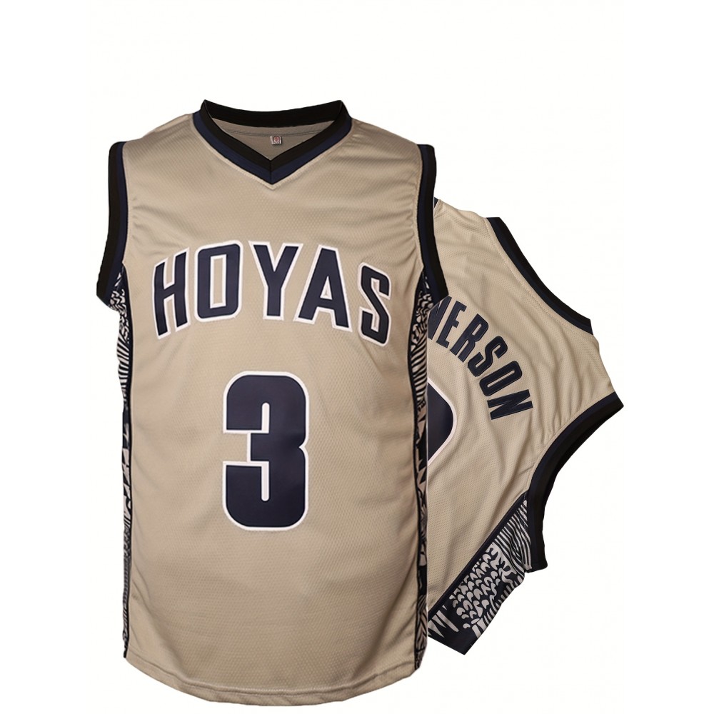 Number 3 Polyester V-Neck Men'S Basketball Jersey Number 3 Polyester V-Neck Men'S Basketball Jersey