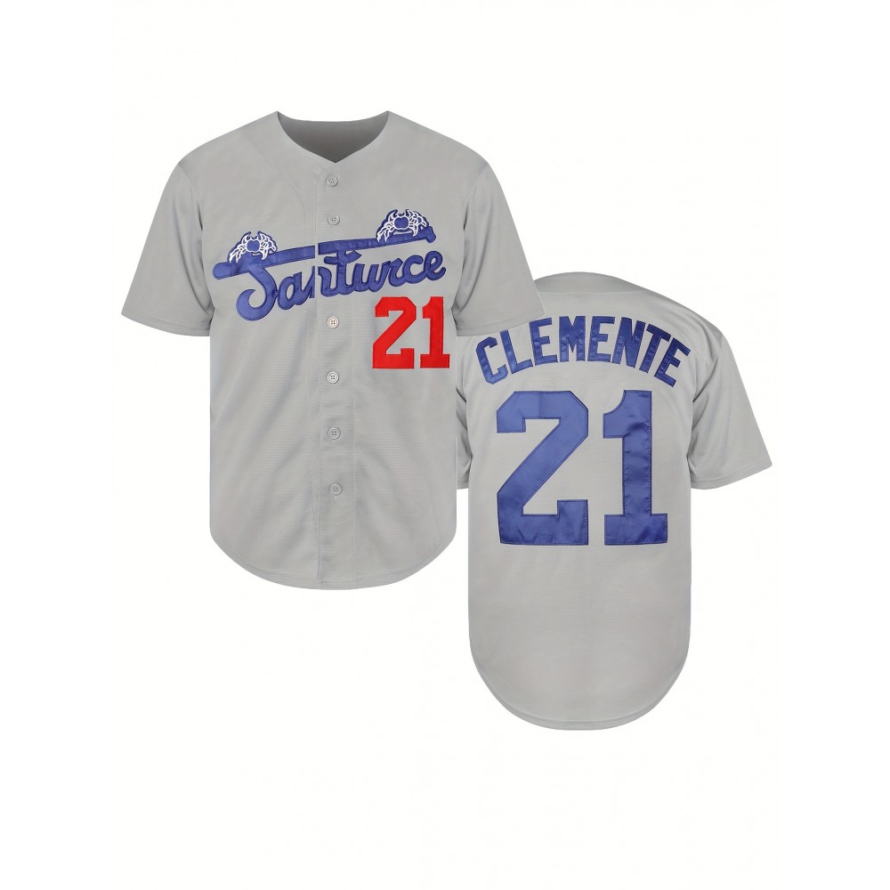 21 Men'S Baseball Jersey Sports Training Jersey Casual Breathable Shirt S-3XL 21 Men'S Baseball Jersey Sports Training Jersey Casual Breathable Shirt S-3XL