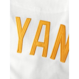 Men's #24 Mamba Embroidered Baseball Jersey - White & Purple, V-Neck, Button-Up, Breathable Polyester, Perfect for Sports, Training, and Casual Wear, Training Apparel | Sporty Look | Embroidered Detailing