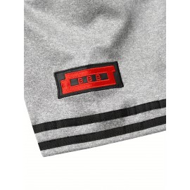 Men'S Baseball Jersey, Sports Training Jersey, Gray Breathable And Comfortable Shirt S-3XL