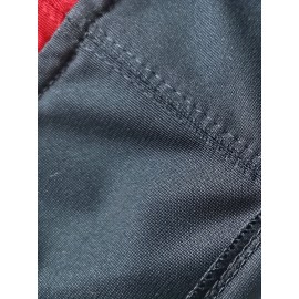 Men'S Blue #7 V-Neck Rugby Shirt, Breathable Polyester Sports Top, Classic Embroidered American Football Jersey, Loose Fit for Training, Running, Hiking & Outdoor Activities, All-Season Wear