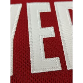 Men's Houston Player #4 Basketball Jersey - Breathable Sleeveless 100% Polyester, V-Neck Loose Fit Summer Sports Uniform for Training, Competition & Casual Wear