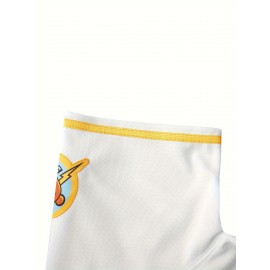 Youth # 12 White Baseball Jacket - Breathable Polyester V-neck Sweatshirt With Embroidered Letters, Button Closure, Knitted Fabric, Training, Hiking, And Outdoor Casual Sportswear, Spring/Summer/Autumn