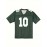 Women's Green Bay #10 Football Jersey - V-Neck, Short Sleeve, Breathable Polyester Sports Shirt for Fans, Casual & Training Wear, Loose Fit for All Seasons, Perfect for Game Day or Party Wear, Sports Fan Apparel | Sporty Vneck Jersey | Stretch Fabric