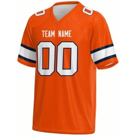 Custom Plus-Size Women's Football Jersey - Personalized Team Name & Number, Vibrant Teal V-Neck Summer Sportswear, Breathable Athletic Top for Sports Meetings, Travel Photo Shoots