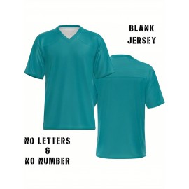 Women's Custom Football Jersey - Personalized Soccer-like sportswear, V-Neck Non-Stretch Tee, Team & Number Customization, Dark Green & Black Color Block for Football, Soccer, Casual Sports - Plus-Size Athletic Shirt, Comfortable Fit